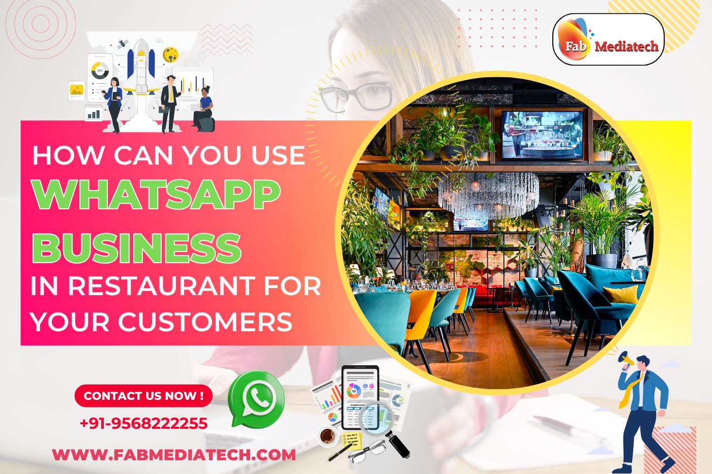 How can you use WhatsApp business in Restaurant for your customers?